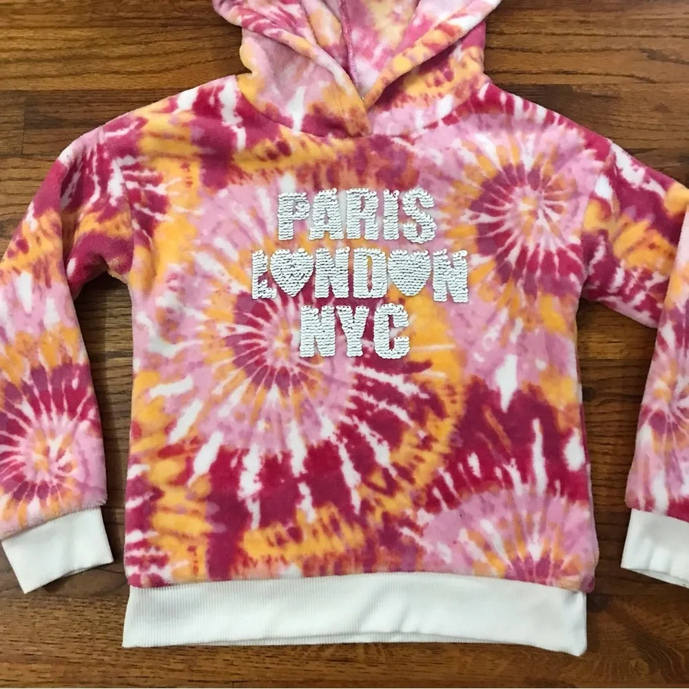 Hoodie Jogging Suit Outfit NWOT Loungewear Athletic Activewear Pajamas Tie Dye